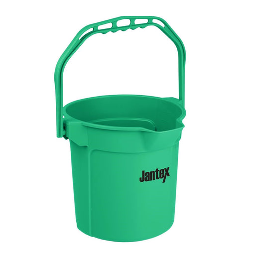 Jantex Green Graduated Bucket with Pouring Lip 10ltr Jantex