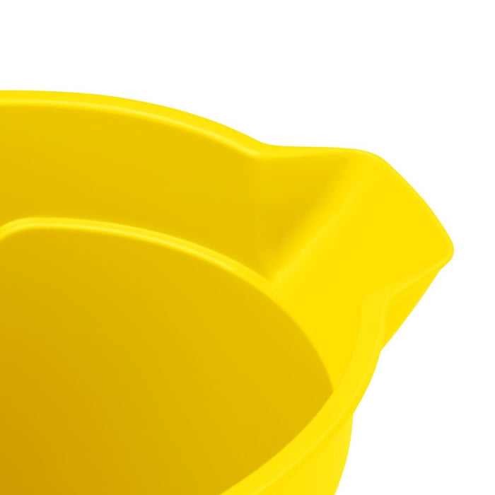 Jantex Yellow Graduated Bucket with Pouring Lip 10ltr Jantex