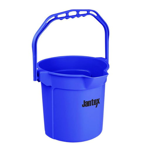 Jantex Blue Graduated Bucket with Pouring Lip 10ltr Jantex
