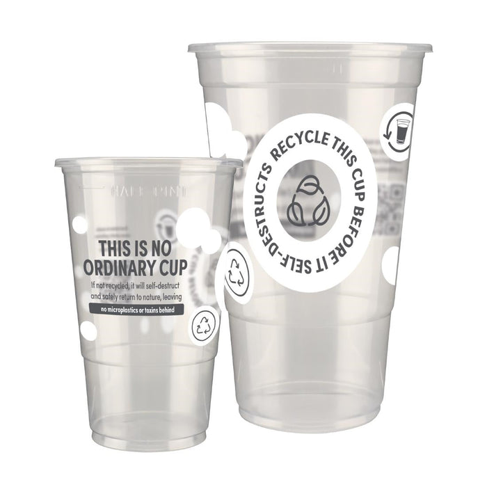 eGreen Printed 2-in-1 Flexy Half-pint Glass CE Marked to Line (1000 Pack) eGreen