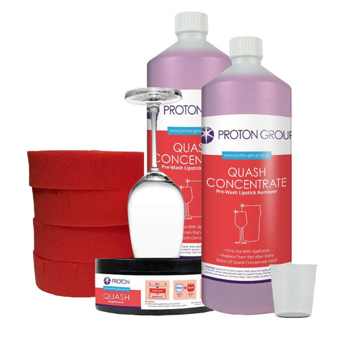Kit includes 2x 1L Quash Concentrate, 4x Sponges, Applicator & Measuring Cup