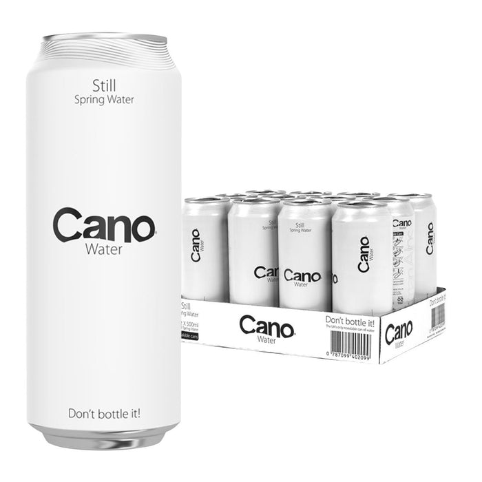 Cano Water Still Resealable Can - 500ml (Case 12)