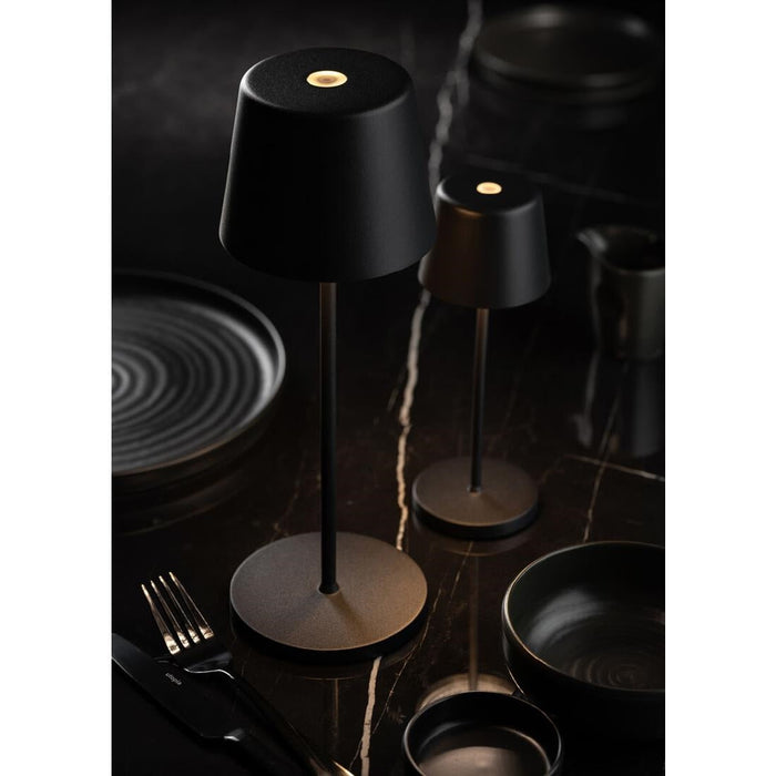 Utopia Bermuda LED Cordless Table Lamp 320mm Black (6 Pack) Utopia