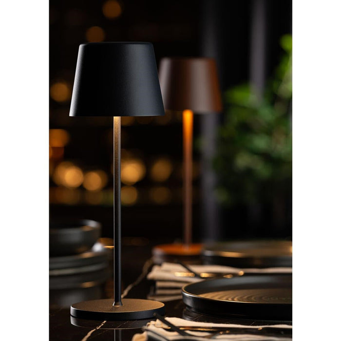 Utopia Bermuda LED Cordless Table Lamp 320mm Black (6 Pack) Utopia
