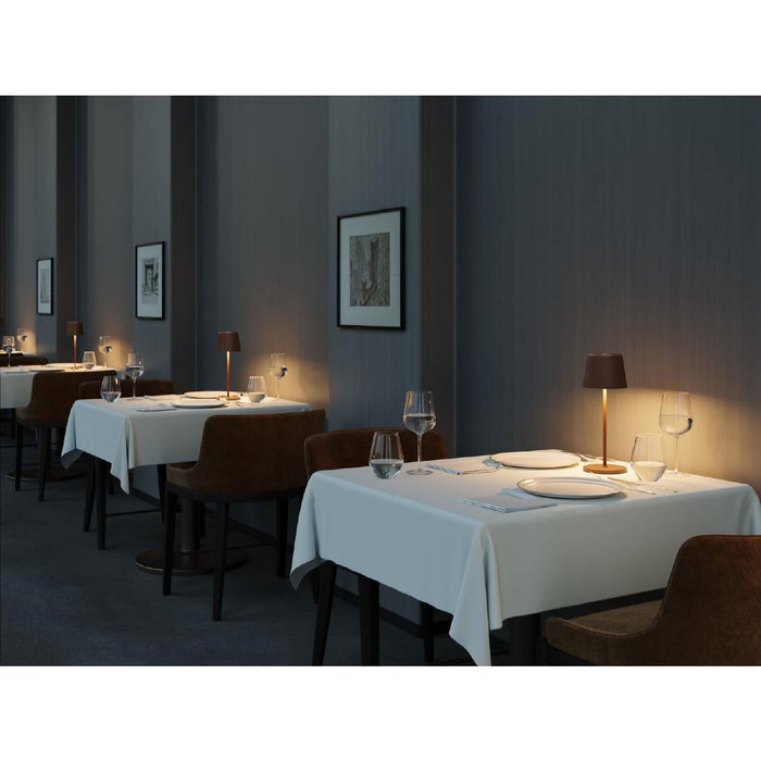 Utopia Bermuda LED Cordless Table Lamp 320mm Corten (6 Pack) Utopia