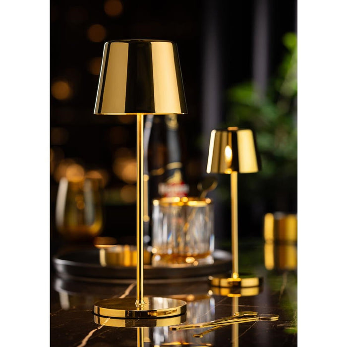 Utopia Bermuda LED Cordless Table Lamp 320mm Gold (6 Pack) Utopia