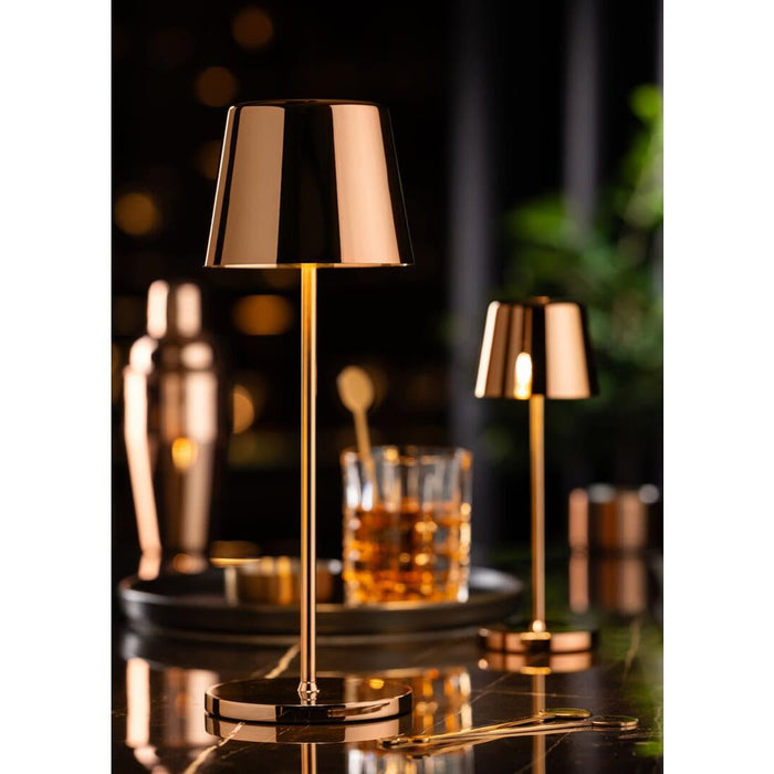 Utopia Bermuda LED Cordless Table Lamp 320mm Copper (6 Pack) Utopia