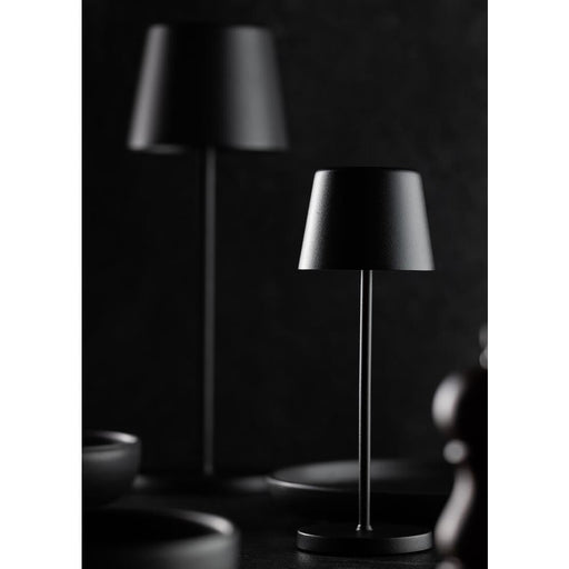 Utopia Bermuda Micro LED Cordless Table Lamp 210mm Black (6 Pack) Utopia