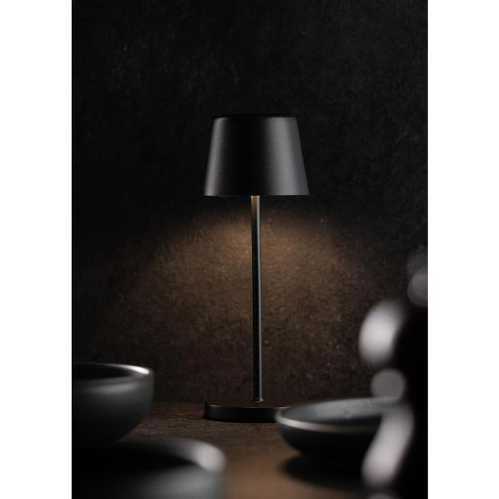 Utopia Bermuda Micro LED Cordless Table Lamp 210mm Black (6 Pack) Utopia