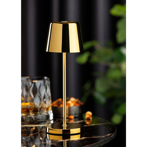 Utopia Bermuda Micro LED Cordless Table Lamp 210mm Gold (6 Pack) Utopia