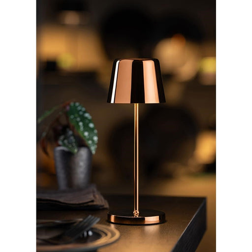 Utopia Bermuda Micro LED Cordless Table Lamp 210mm Copper (6 Pack) Utopia