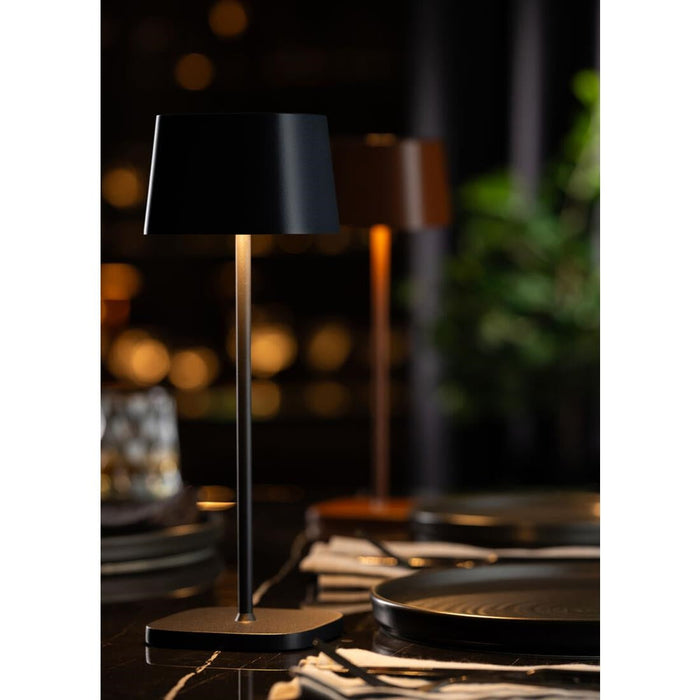 Utopia Montego LED Cordless Table Lamp 300mm Black (6 Pack) Utopia