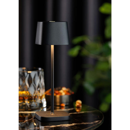 Utopia Montego Micro LED Cordless Table Lamp 200mm Black (6 Pack) Utopia