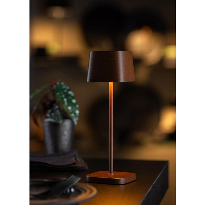 Utopia Montego Micro LED Cordless Table Lamp 200mm Corten (6 Pack) Utopia