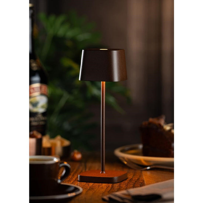 Utopia Montego Micro LED Cordless Table Lamp 200mm Corten (6 Pack) Utopia