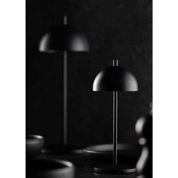 Utopia Antigua Micro LED Cordless Table Lamp 200mm Black (6 Pack) Utopia