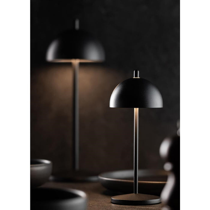 Utopia Antigua Micro LED Cordless Table Lamp 200mm Black (6 Pack) Utopia