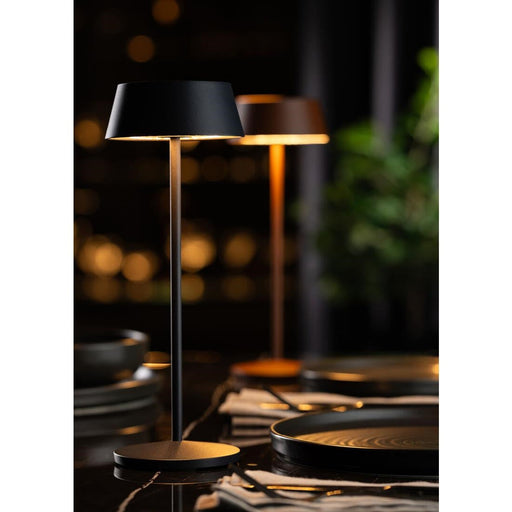Utopia Martinique LED Cordless Table Lamp 300mm Black (6 Pack) Utopia