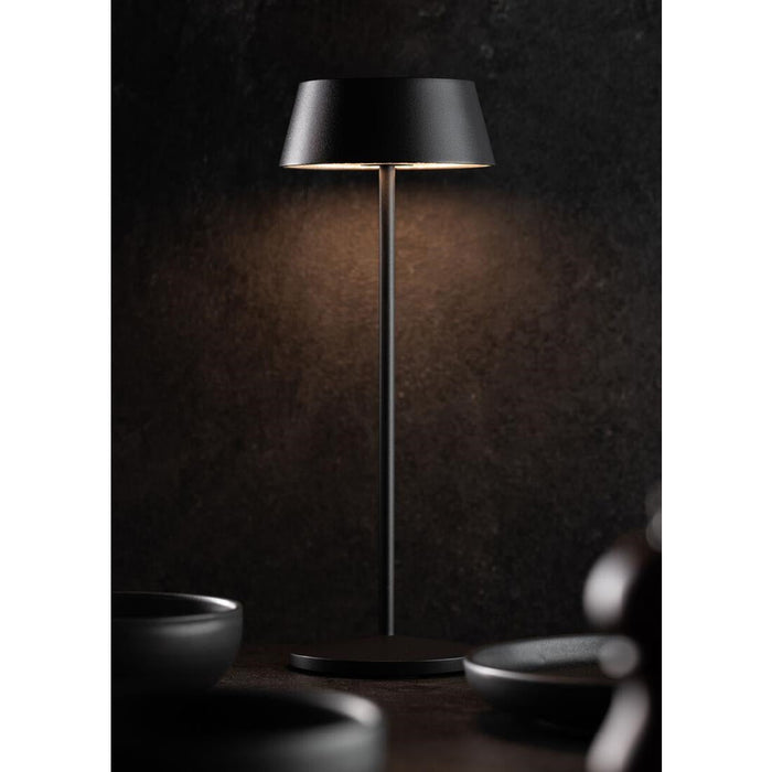 Utopia Martinique LED Cordless Table Lamp 300mm Black (6 Pack) Utopia