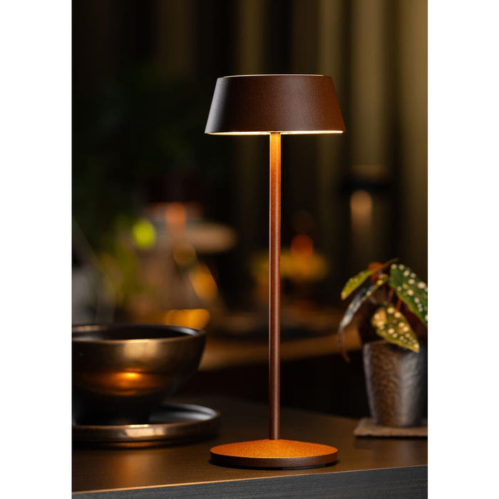 Utopia Martinique LED Cordless Table Lamp 300mm Corten (6 Pack) Utopia