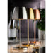 Utopia Montserrat LED Cordless Table Lamp 300mm Brushed Silver (6 Pack) Utopia