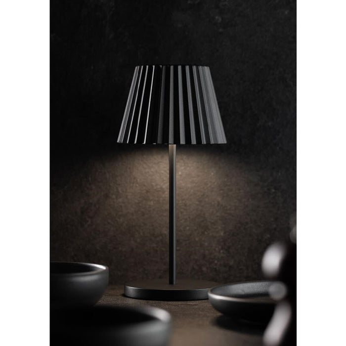 Utopia Dominica LED Cordless Table Lamp 260mm Black (6 Pack) Utopia