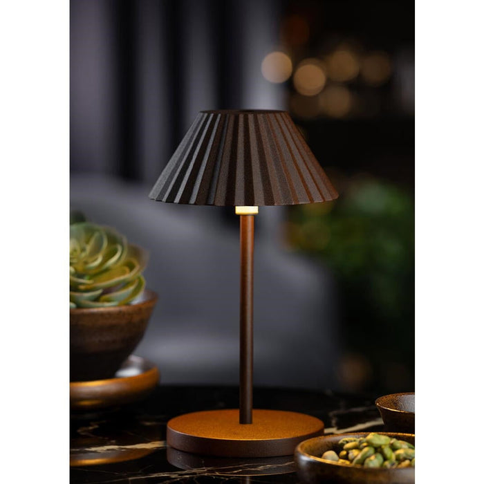 Utopia Aruba LED Cordless Table Lamp 230mm Cocoa (6 Pack) Utopia