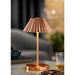 Utopia Aruba LED Cordless Table Lamp 230mm Brushed Copper (6 Pack) Utopia
