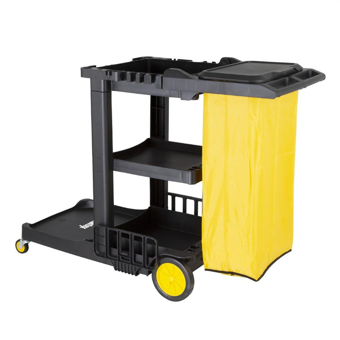 Jantex Cleaning Trolley Black Jantex