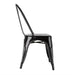 Bolero Bistro Steel Side Chairs Black (4 Pack) Bolero