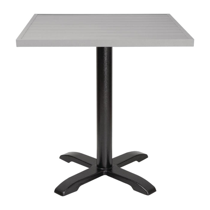 Bolero Aluminium Square Table Top Light Grey 700mm Bolero