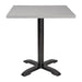 Bolero Aluminium Square Table Top Light Grey 700mm Bolero