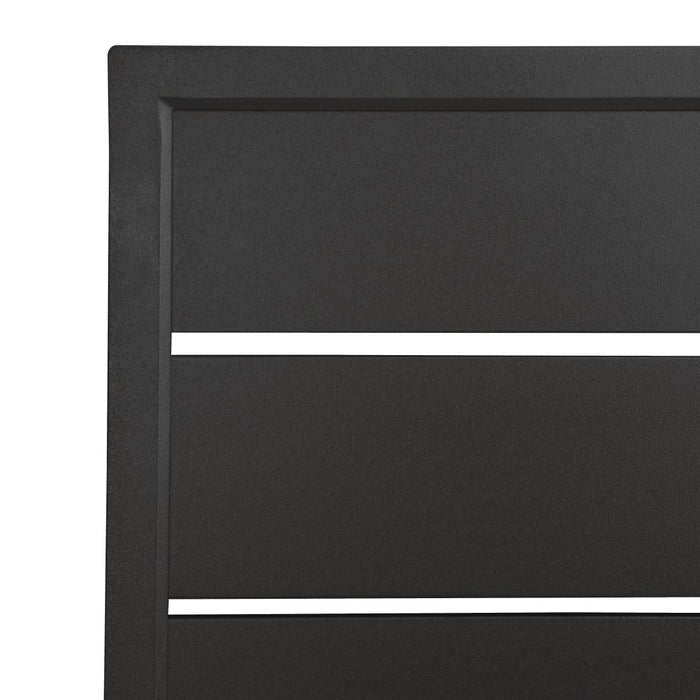 Bolero Aluminium Square Table Top Black 700mm Bolero