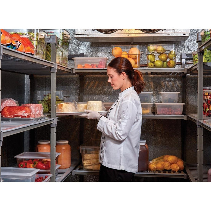 Cambro Camshelving Basics Plus 4 Tier Shelving Starter Unit 1630 x 1525 x 610mm Cambro