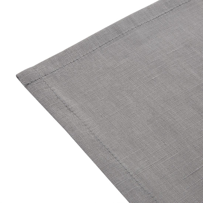 Olympia Linen Table Napkin Grey 400x400mm (12 Pack) Olympia
