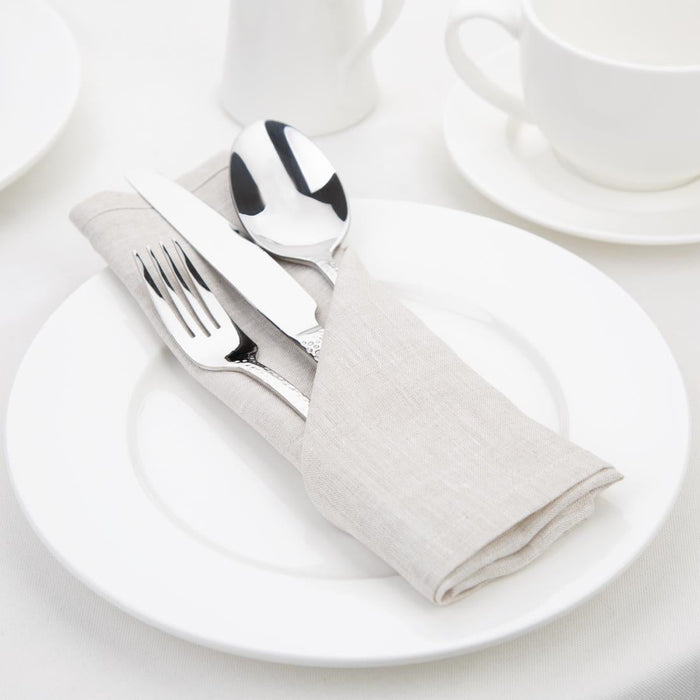 Olympia Linen Table Napkin Sand 400x400mm (12 Pack) Olympia