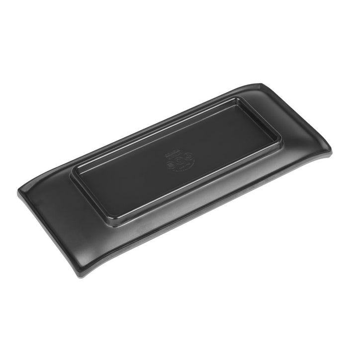 Olympia Kristallon Fusion Melamine Rectangular Plates Large 263mm (4 Pack) Olympia