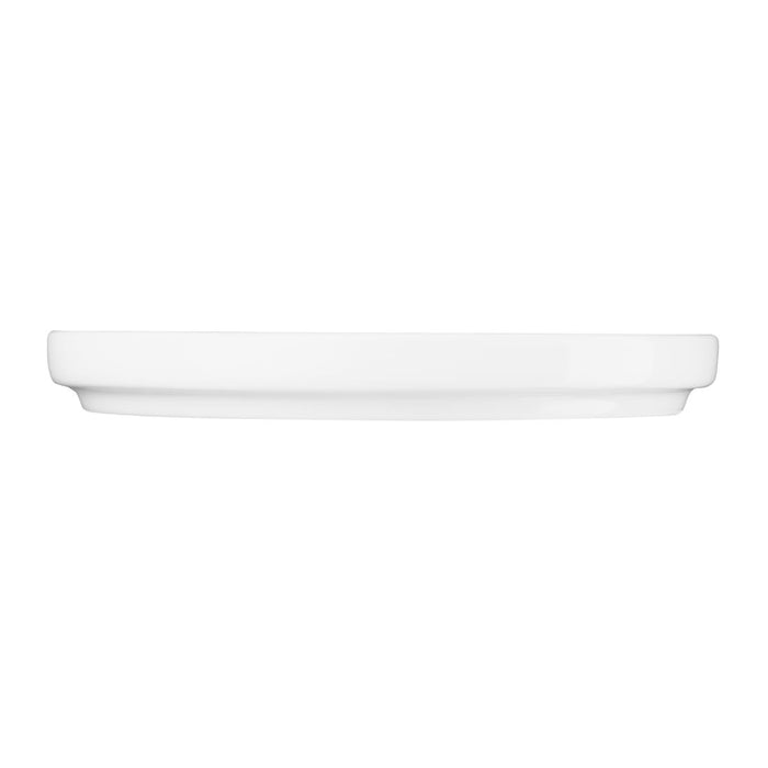 Olympia Whiteware Flat Round Plates 150mm (6 Pack) Olympia