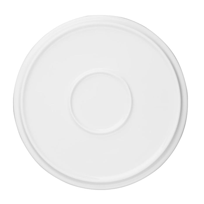 Olympia Whiteware Flat Round Plates 210mm (6 Pack) Olympia