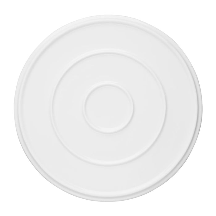 Olympia Whiteware Flat Round Plates 268mm (4 Pack) Olympia