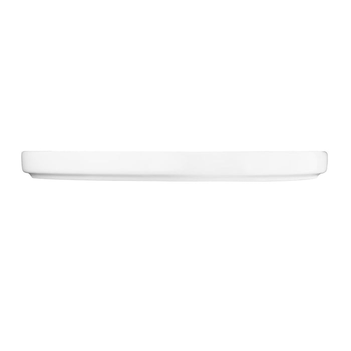 Olympia Whiteware Flat Round Plates 268mm (4 Pack) Olympia