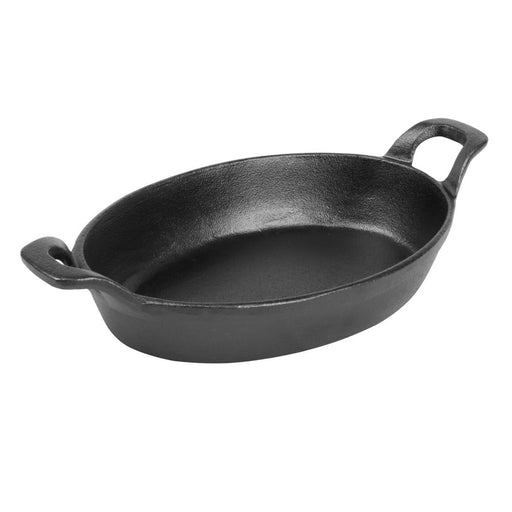Olympia Cast Iron Oval Eared Dish 220x150mm Olympia