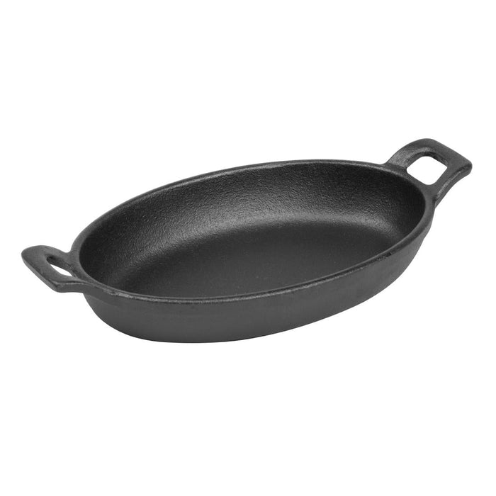 Olympia Cast Iron Oval Eared Dish 180x120mm Olympia