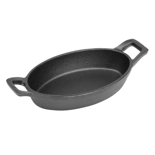 Olympia Cast Iron Oval Eared Dish 150x100mm Olympia