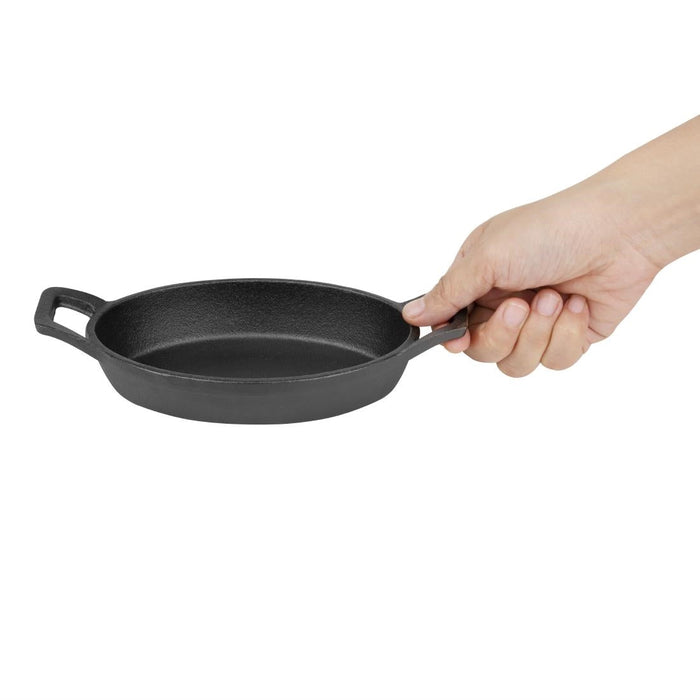 Olympia Cast Iron Oval Eared Dish 150x100mm Olympia