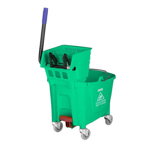 Jantex 30ltr Mop Bucket with Foot Pedal release - Green Jantex