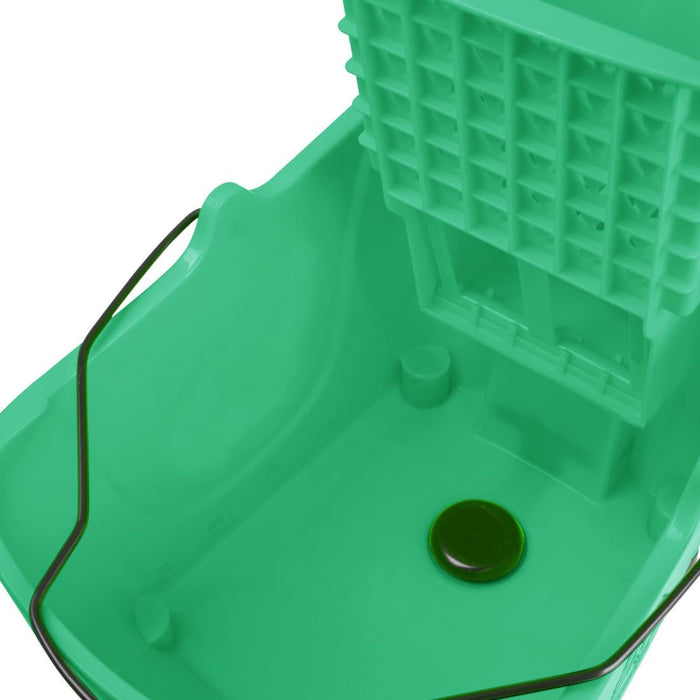 Jantex 30ltr Mop Bucket with Foot Pedal release - Green Jantex