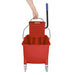 Jantex 30ltr Mop Bucket with Foot Pedal release - Red Jantex