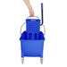 Jantex 30ltr Mop Bucket with Foot Pedal release - Blue Jantex