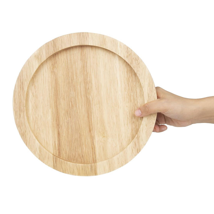 Olympia Hevea Board for Cast Iron Round Dish 254mm for GJ556 Olympia